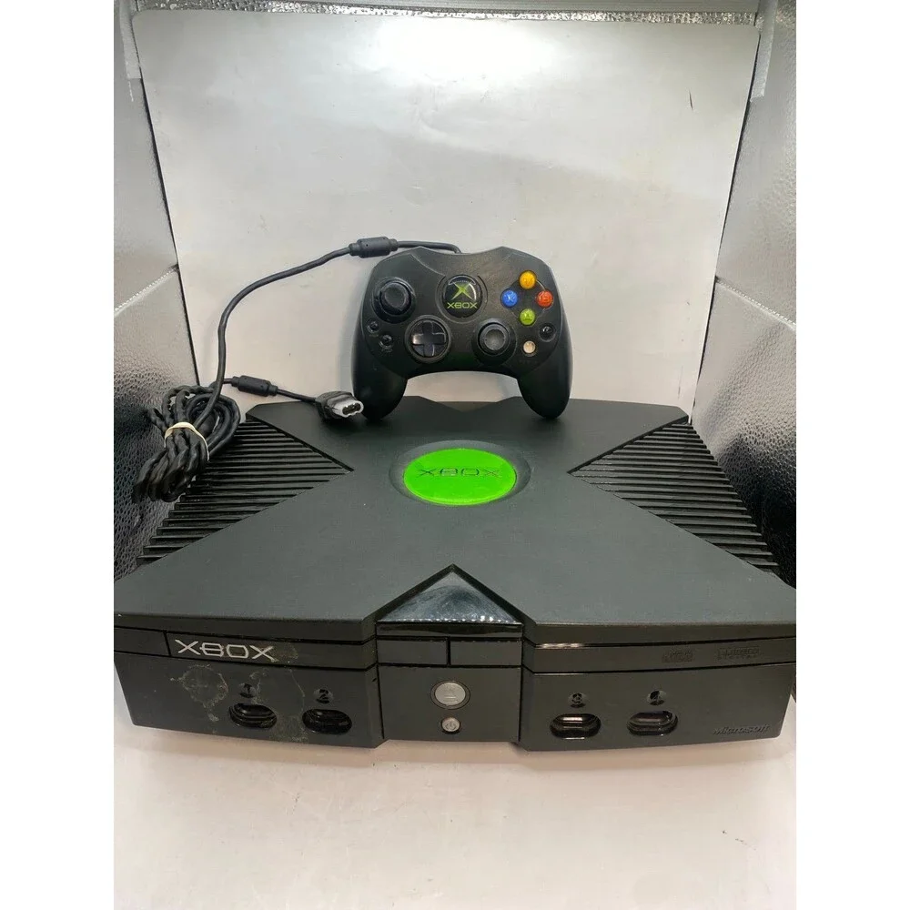 Original Xbox Microsoft Console CIB Complete In Box Foam / Hookups / insert